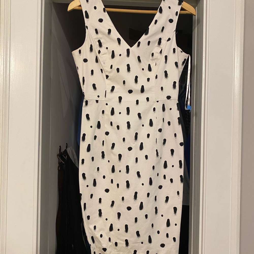 French Connection Black/White Dress